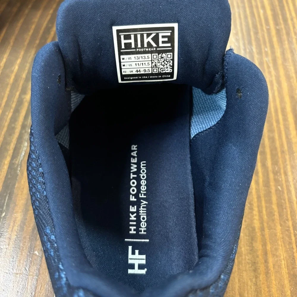 Hike Footwear Healthy‎ Freedom Barefoot Shoes Mens 11 Blue Navy Ombre Sneakers